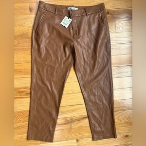 ZARA leather pants